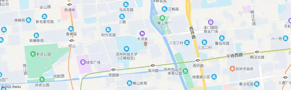 苏州科技新城东门_公交站地图_苏州公交_妙搜公交查询2025