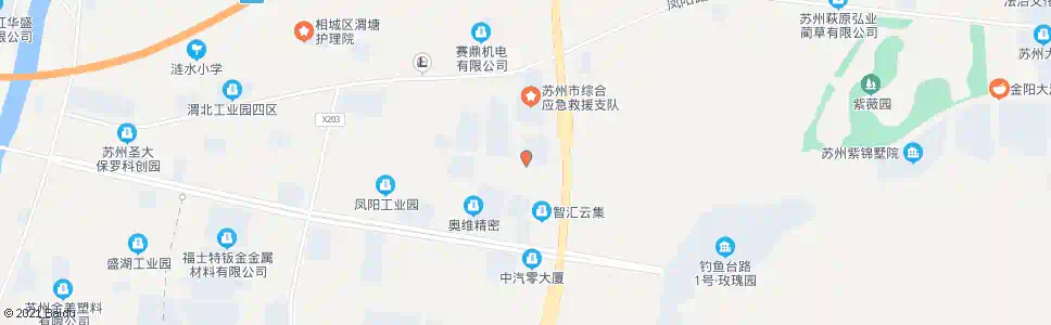 苏州凤南路_公交站地图_苏州公交_妙搜公交查询2025