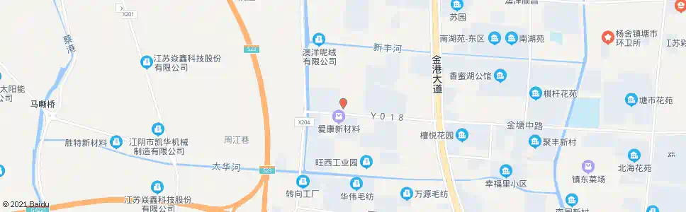 苏州爱康集团(金塘路)_公交站地图_苏州公交_妙搜公交查询2025