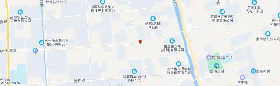 苏州中新大道东星龙街_公交站地图_苏州公交_妙搜公交查询2025