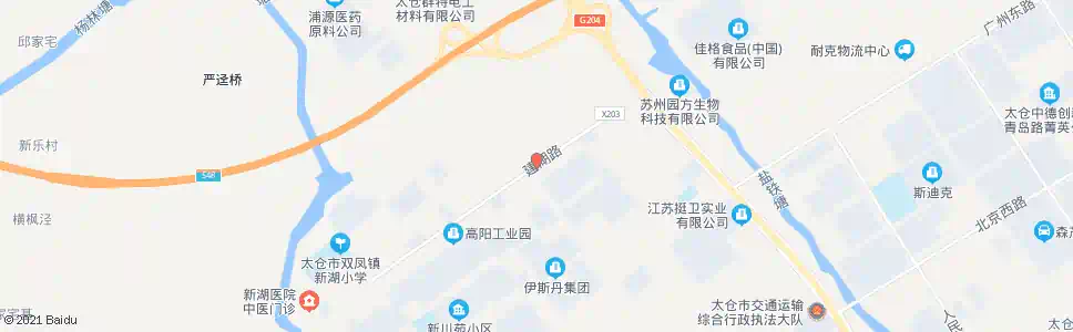 苏州李家宅_公交站地图_苏州公交_妙搜公交查询2025