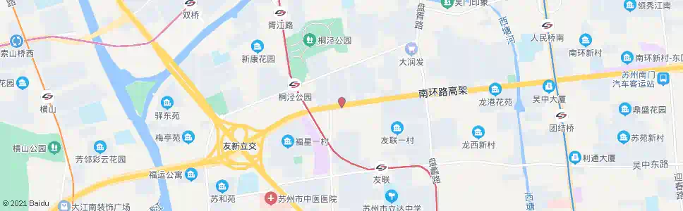 苏州友新新村南_公交站地图_苏州公交_妙搜公交查询2025