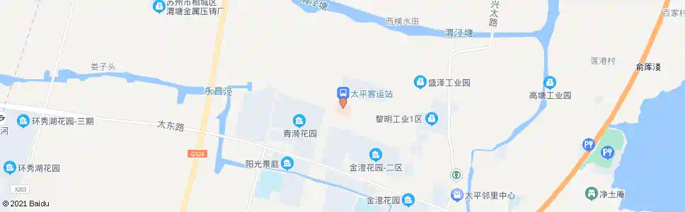 苏州太平街道社会服务中心_公交站地图_苏州公交_妙搜公交查询2025