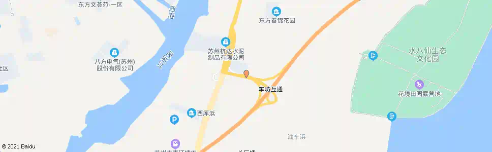 苏州绕城高速车坊站_公交站地图_苏州公交_妙搜公交查询2025