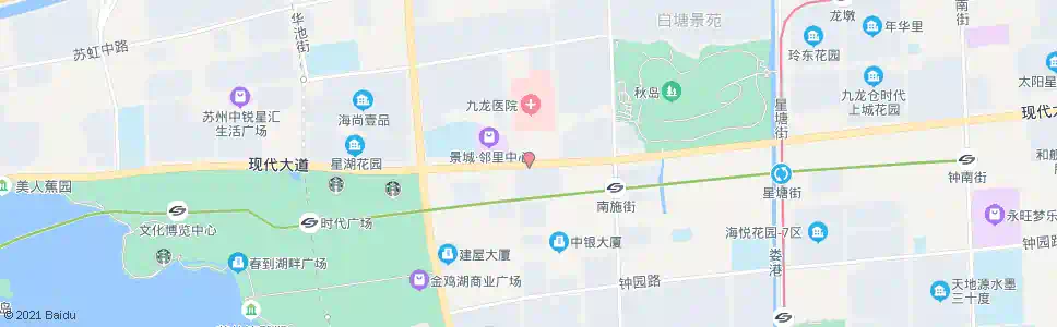 苏州园区档案中心北_公交站地图_苏州公交_妙搜公交查询2025