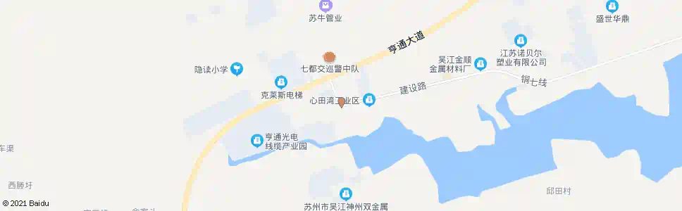 苏州心田湾_公交站地图_苏州公交_妙搜公交查询2025