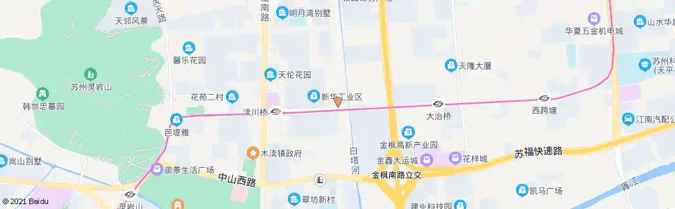 苏州新华一号桥_公交站地图_苏州公交_妙搜公交查询2025