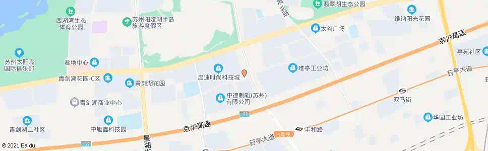 苏州启迪众创公社_公交站地图_苏州公交_妙搜公交查询2025
