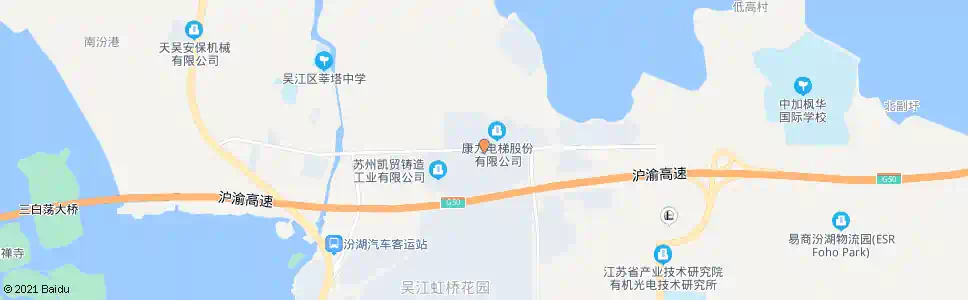 苏州康力电梯_公交站地图_苏州公交_妙搜公交查询2025