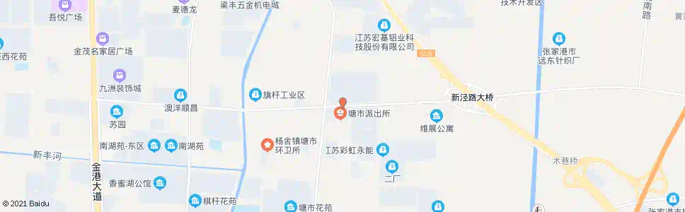 苏州新泾公寓_公交站地图_苏州公交_妙搜公交查询2025