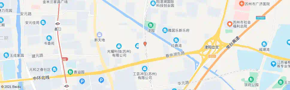 苏州澄阳路春申湖东路北_公交站地图_苏州公交_妙搜公交查询2025