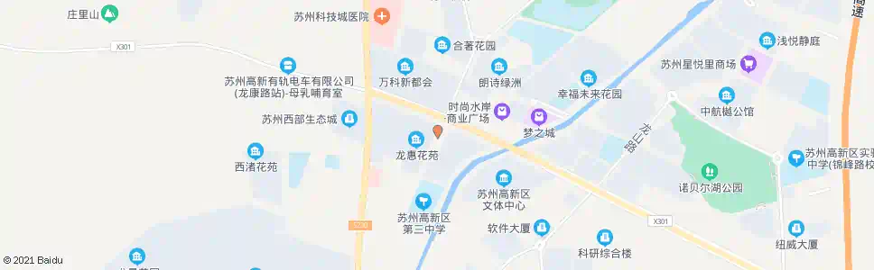 苏州龙惠花苑东_公交站地图_苏州公交_妙搜公交查询2025
