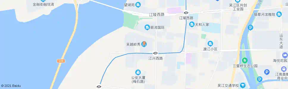 苏州吴越岭秀_公交站地图_苏州公交_妙搜公交查询2025