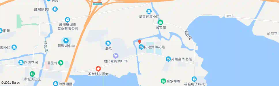 苏州阳澄湖畔花苑一区_公交站地图_苏州公交_妙搜公交查询2025