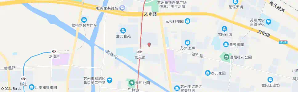 苏州富元家园_公交站地图_苏州公交_妙搜公交查询2025