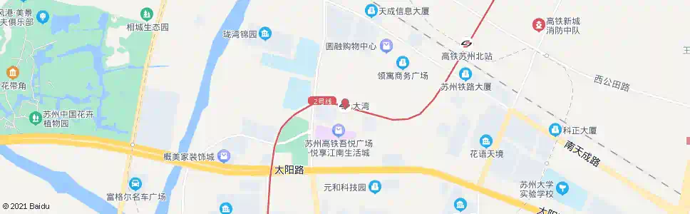 苏州大湾站_公交站地图_苏州公交_妙搜公交查询2025