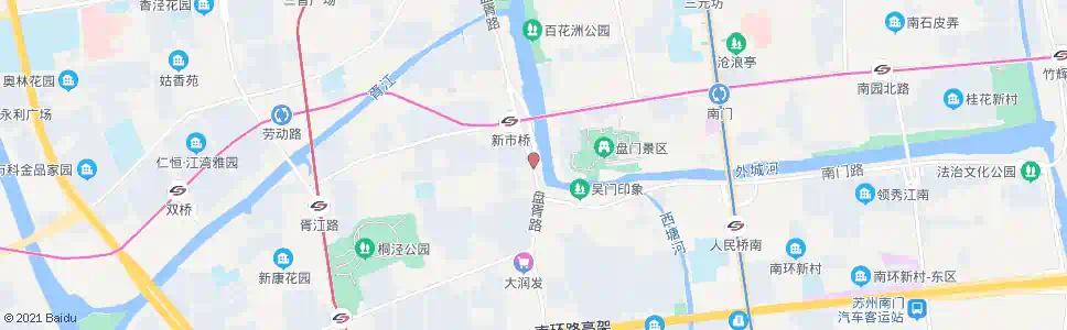 苏州新市桥南_公交站地图_苏州公交_妙搜公交查询2025