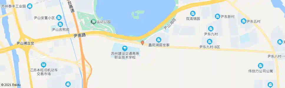 苏州兴郭路尹山湖西路_公交站地图_苏州公交_妙搜公交查询2025