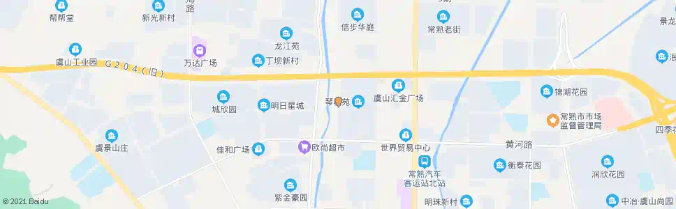苏州琴枫苑(李闸路)_公交站地图_苏州公交_妙搜公交查询2025