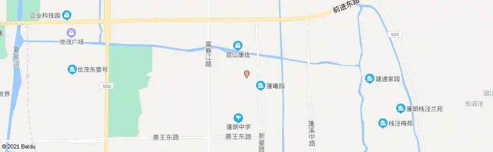 苏州蓬曦园_公交站地图_苏州公交_妙搜公交查询2025