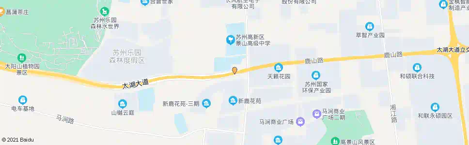 苏州太湖大道建林路西_公交站地图_苏州公交_妙搜公交查询2025