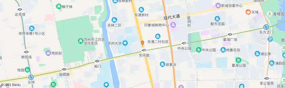 苏州相门新村_公交站地图_苏州公交_妙搜公交查询2025