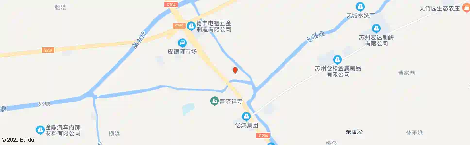 苏州直塘卫生院_公交站地图_苏州公交_妙搜公交查询2025