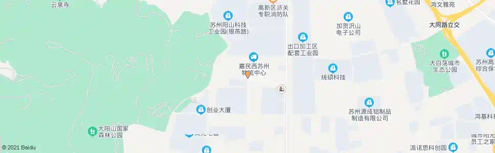 苏州石阳路石林路北_公交站地图_苏州公交_妙搜公交查询2025