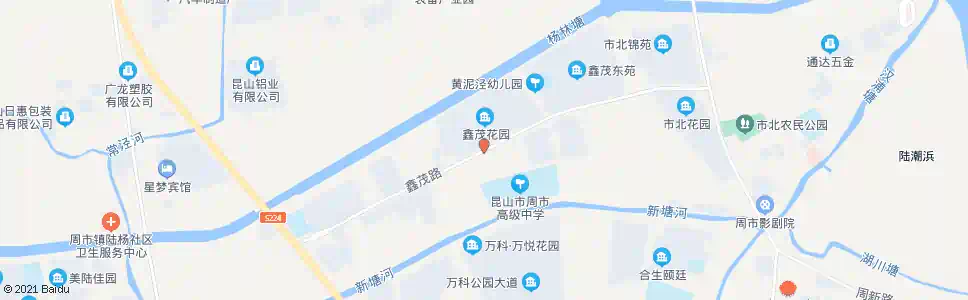 苏州鑫茂花园_公交站地图_苏州公交_妙搜公交查询2025