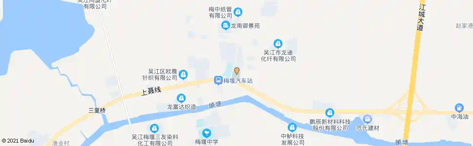 苏州梅堰街道办_公交站地图_苏州公交_妙搜公交查询2025