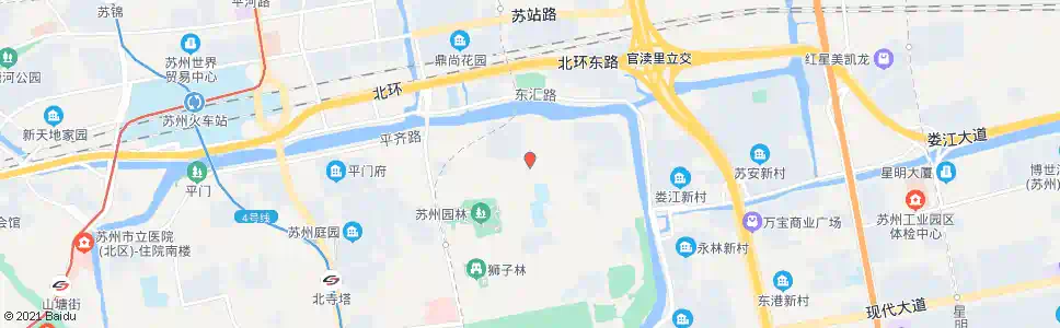 苏州北园路_公交站地图_苏州公交_妙搜公交查询2025