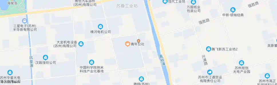 苏州青年公社东_公交站地图_苏州公交_妙搜公交查询2025
