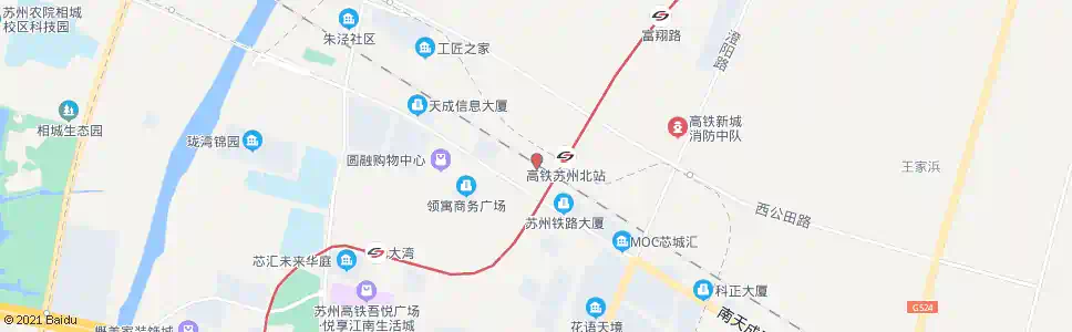 苏州白龙桥北_公交站地图_苏州公交_妙搜公交查询2025