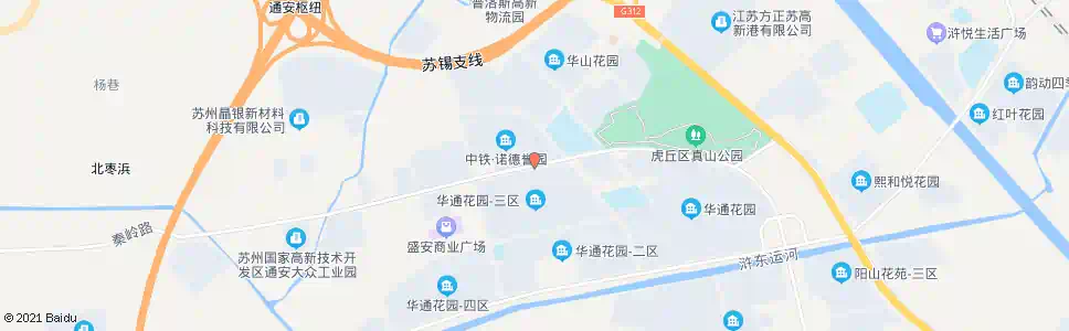 苏州华金路真北路西_公交站地图_苏州公交_妙搜公交查询2025