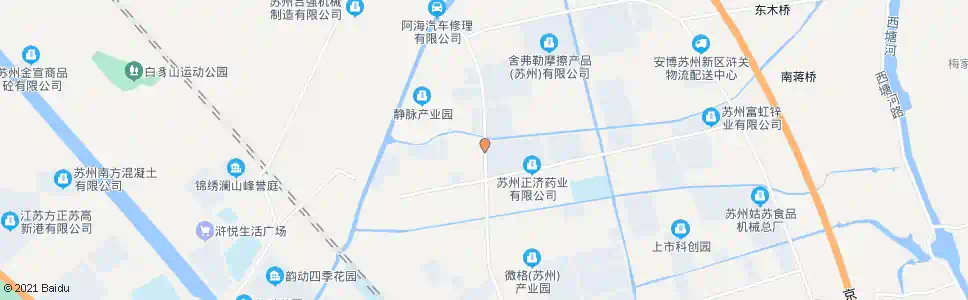 苏州浒青路青花路北_公交站地图_苏州公交_妙搜公交查询2025