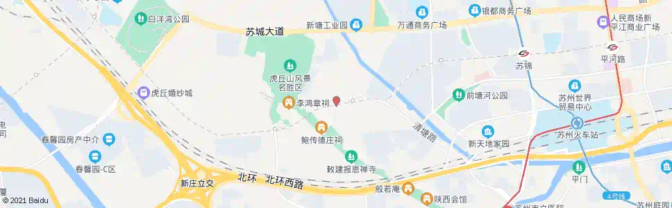 苏州虎阜大桥_公交站地图_苏州公交_妙搜公交查询2025