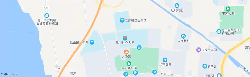 苏州昆山杜克大学_公交站地图_苏州公交_妙搜公交查询2025