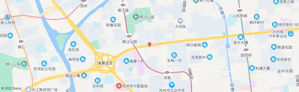 苏州南环西路_公交站地图_苏州公交_妙搜公交查询2025