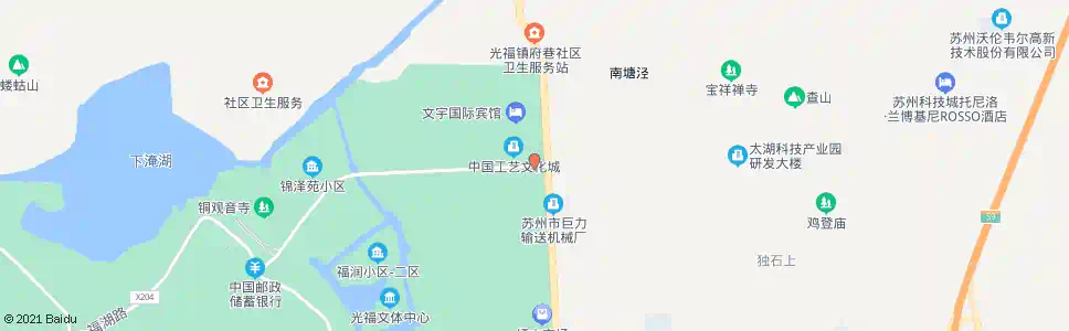 苏州中国工艺文化城(北沟村)_公交站地图_苏州公交_妙搜公交查询2025