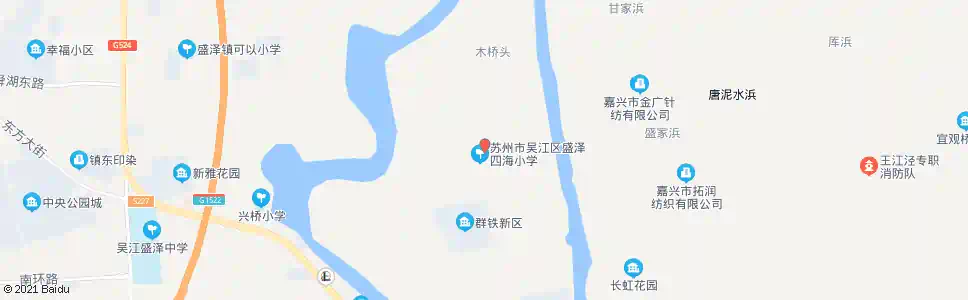 苏州四海小学_公交站地图_苏州公交_妙搜公交查询2025