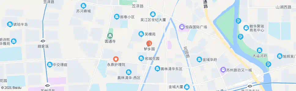 苏州桃李园_公交站地图_苏州公交_妙搜公交查询2025