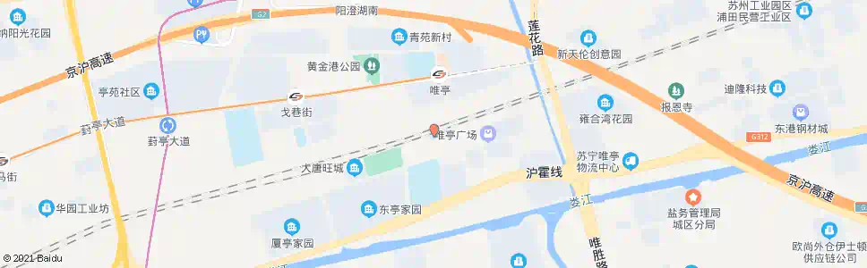 苏州唯亭镇_公交站地图_苏州公交_妙搜公交查询2025