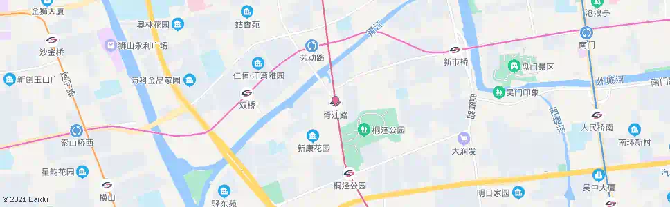 苏州胥江路站_公交站地图_苏州公交_妙搜公交查询2025