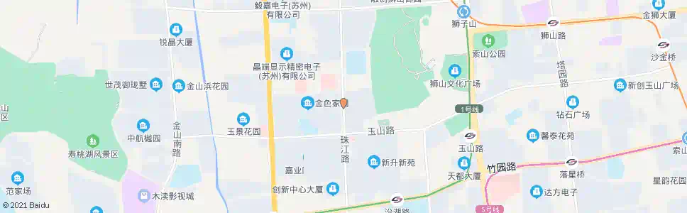 苏州金色家园_公交站地图_苏州公交_妙搜公交查询2025