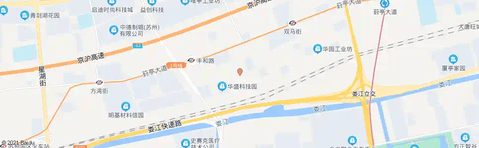 苏州春辉路双灯路东_公交站地图_苏州公交_妙搜公交查询2025