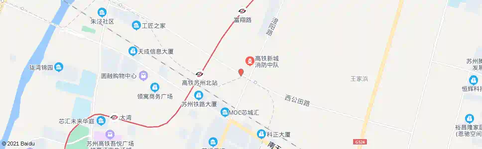 苏州朱白角_公交站地图_苏州公交_妙搜公交查询2025