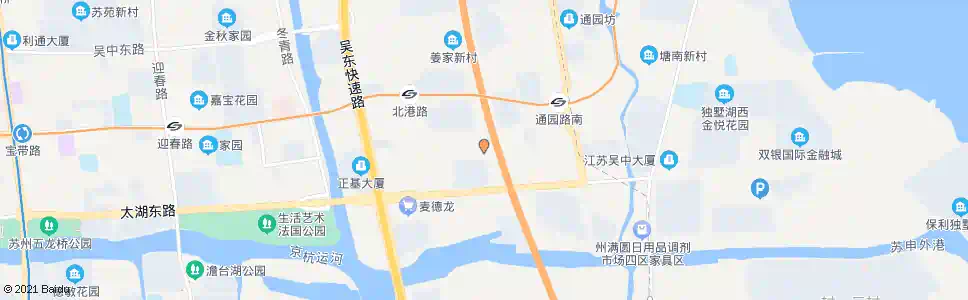苏州东方大道(古玩城)首末站北_公交站地图_苏州公交_妙搜公交查询2025