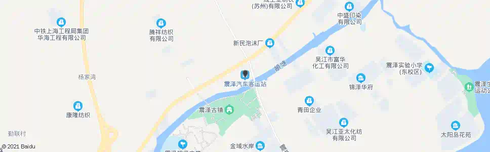 苏州震泽车站_公交站地图_苏州公交_妙搜公交查询2025
