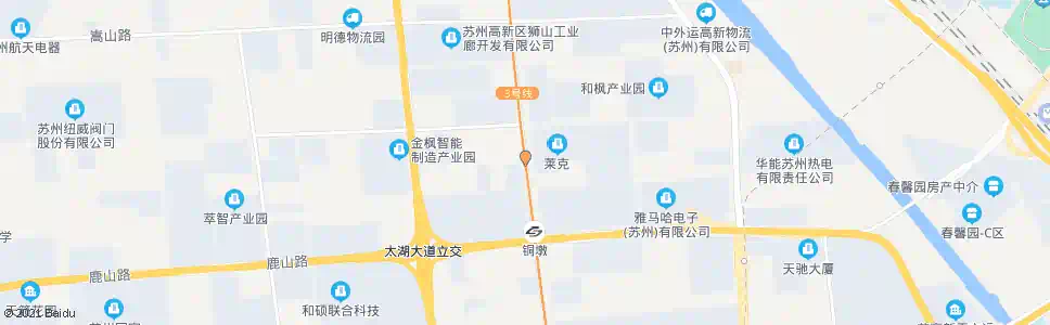 苏州珠江路泰山路南_公交站地图_苏州公交_妙搜公交查询2025