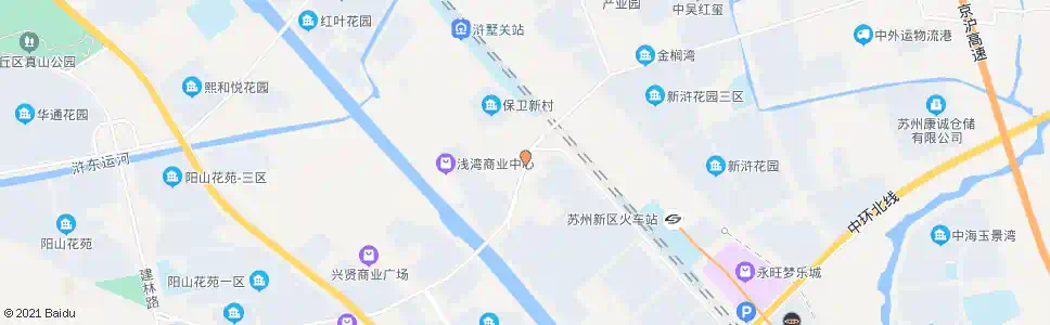 苏州朱家庄苏浒路_公交站地图_苏州公交_妙搜公交查询2025